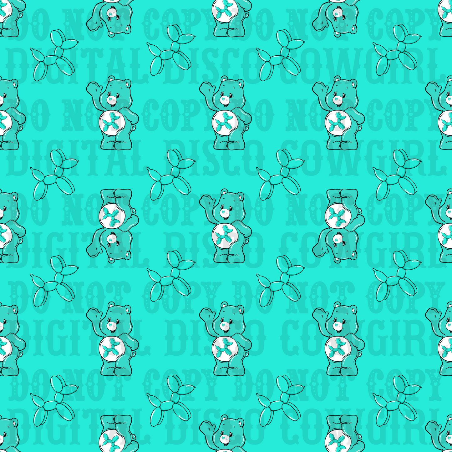 Blue Bear Seamless File