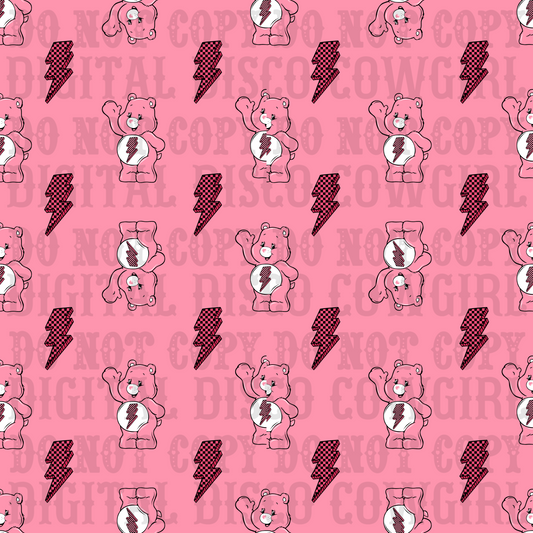 Pink Bear Seamless File