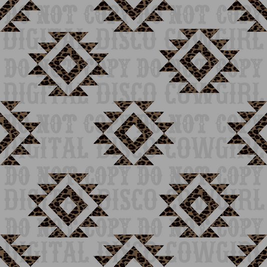 Grey Aztec Seamless