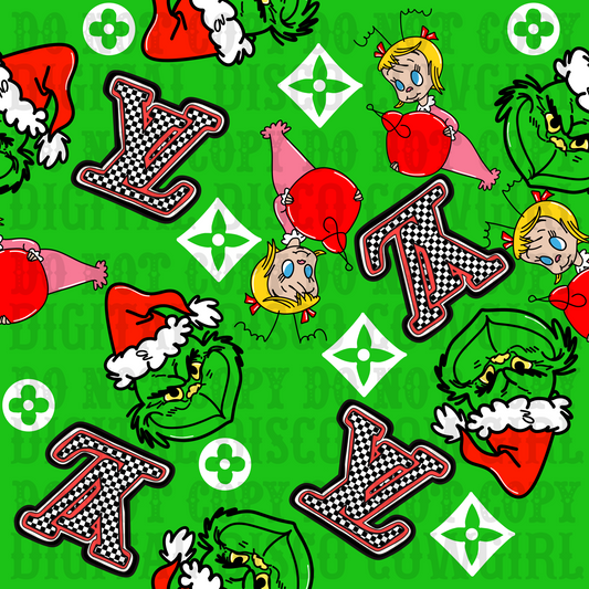 Boujee Christmas Seamless File
