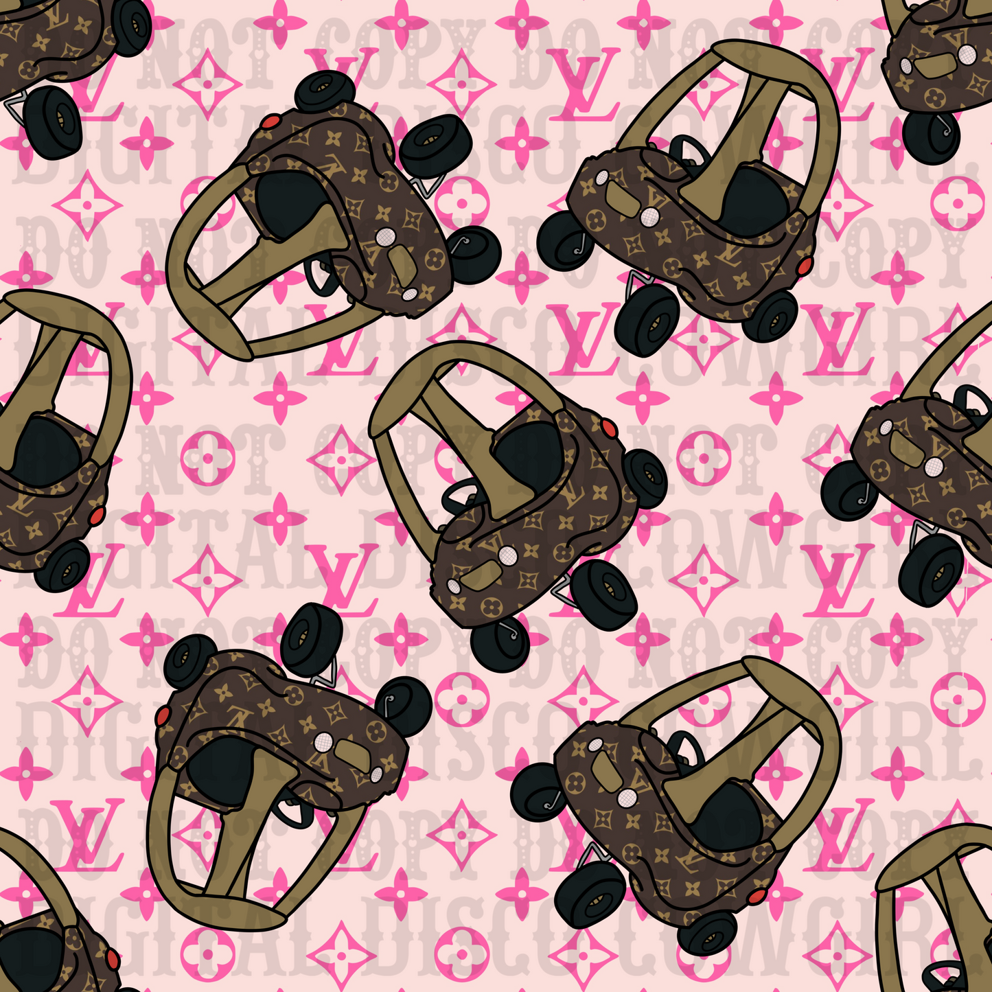 Boujee Tike Car Seamless