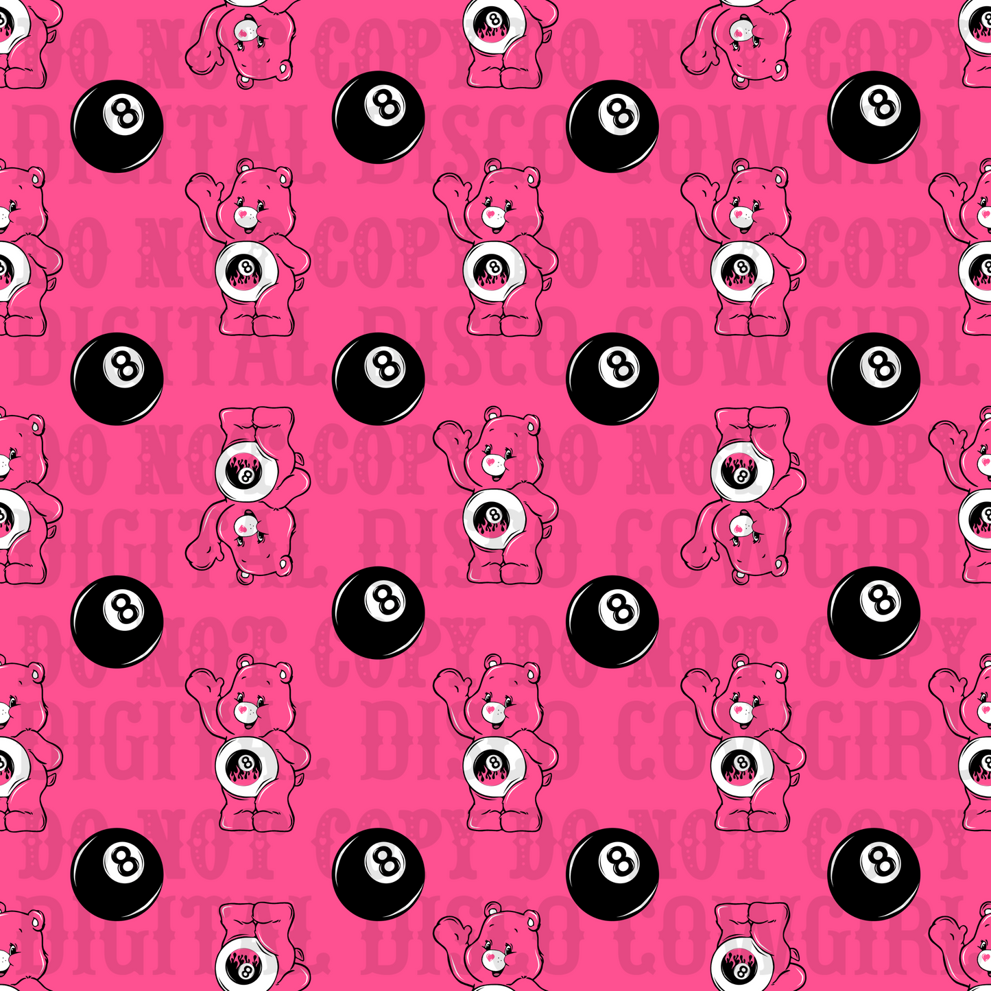 Pink Ball Bear Seamless File